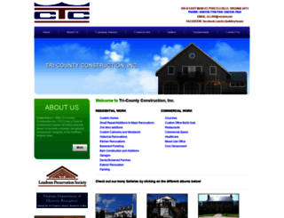 tri-countyconstructioninc.com screenshot