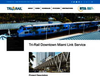 tri-raildowntownmiamilink.com screenshot