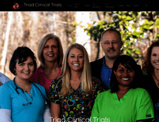 triadclinicaltrials.com screenshot