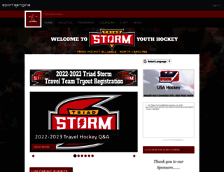 triadhockey.org screenshot