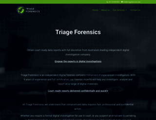 triageforensic.com screenshot