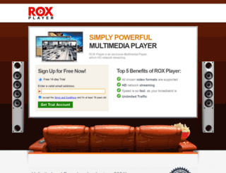 trial.roxplayer.com screenshot