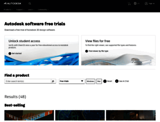 trial2.autodesk.com screenshot