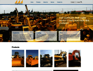triangle-machinery.com screenshot