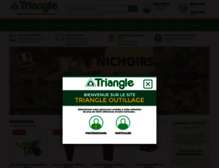 triangle-outillage.fr screenshot