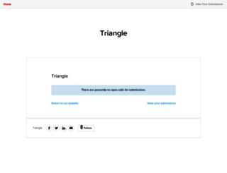 triangleartsassociation.submittable.com screenshot