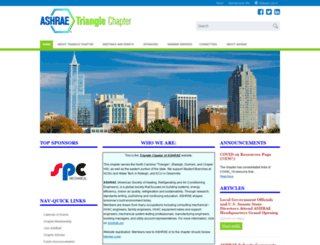 triangleashrae.com screenshot