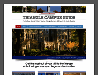 trianglecampusguide.com screenshot