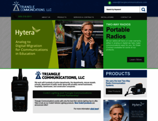 trianglecommunications.com screenshot