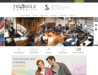 trianglegraphics.com screenshot