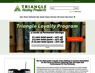 trianglehealingproducts.com screenshot