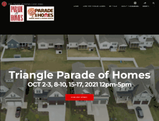 triangleparadeofhomes.com screenshot
