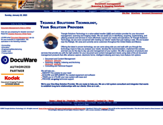 trianglesolutions.com screenshot