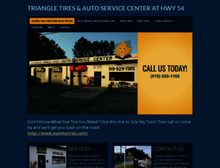 triangletiresnc.com screenshot