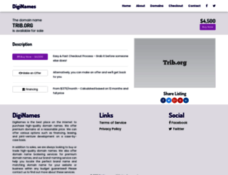 trib.org screenshot