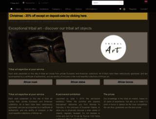 tribal-art-gallery.com screenshot
