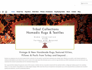 tribalcollectionscarpets.com screenshot