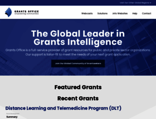 tribalgrants.info screenshot