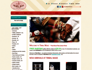 tribalmuse.com screenshot
