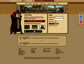 tribalwars.co.uk screenshot