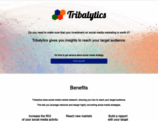 tribalytics.com screenshot