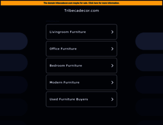 tribecadecor.com screenshot