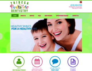 tribecapediatricdentistry.com screenshot