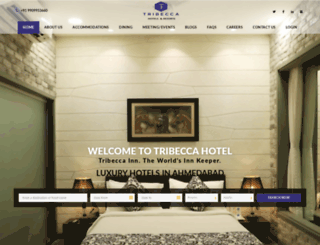tribeccahotels.com screenshot