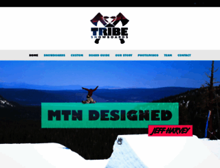 tribesnowboards.com screenshot