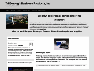 triboroughbusinessproducts.com screenshot