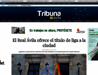 tribunaavila.com screenshot