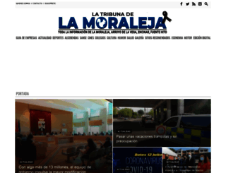 tribunadelamoraleja.com screenshot