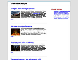 tribunamunicipal.com screenshot