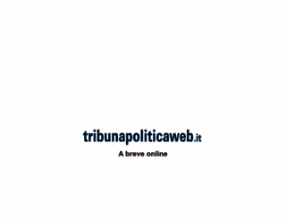 tribunapoliticaweb.it screenshot