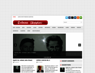 tribunashqiptare.com screenshot