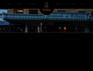 tribunetavern.com screenshot