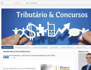 tributarioeconcursos.com screenshot