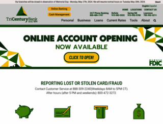 tricentury.bank screenshot