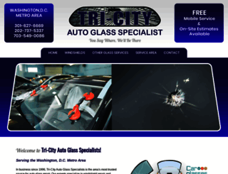tricityautoglass.com screenshot