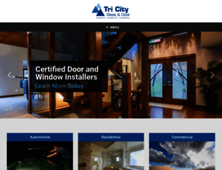 tricityglass-door.com screenshot