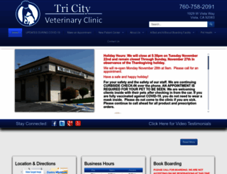 tricityvet.com screenshot