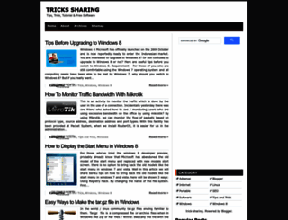 trick-sharing.blogspot.in screenshot