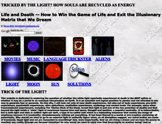 trickedbythelight.com screenshot
