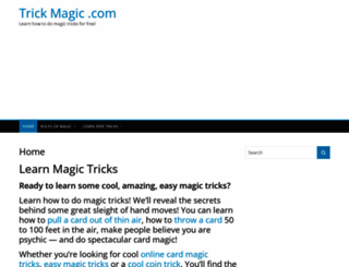 trickmagic.com screenshot