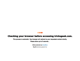 tricksgeek.com screenshot