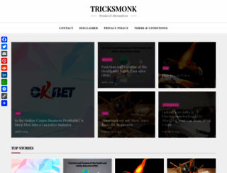 tricksmonk.com screenshot
