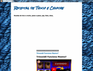 tricoecrochereceitas.blogspot.com.br screenshot