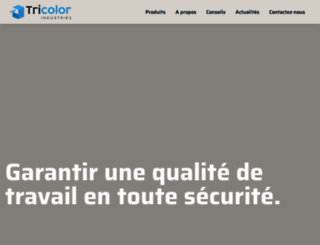 tricolor-industries.fr screenshot