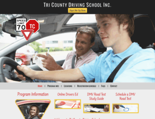 tricountydrivingschoolinc.com screenshot