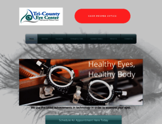 tricountyeyecenter.com screenshot